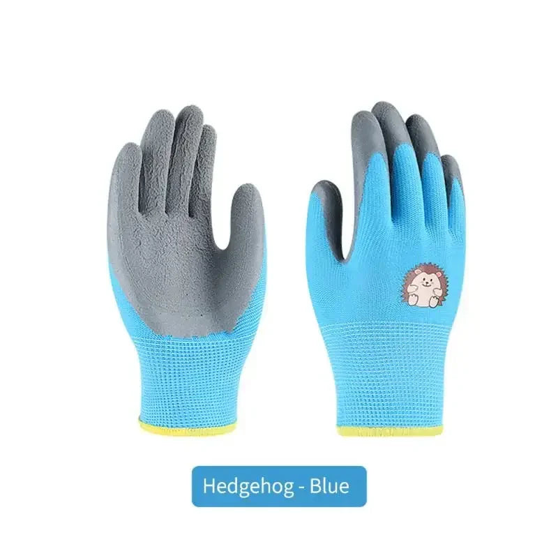 DIY Kids Safety Protection Gloves Durable Waterproof Work Garden Non-Slip,Children Latex Gloves,Puncture-resistant,kitchen