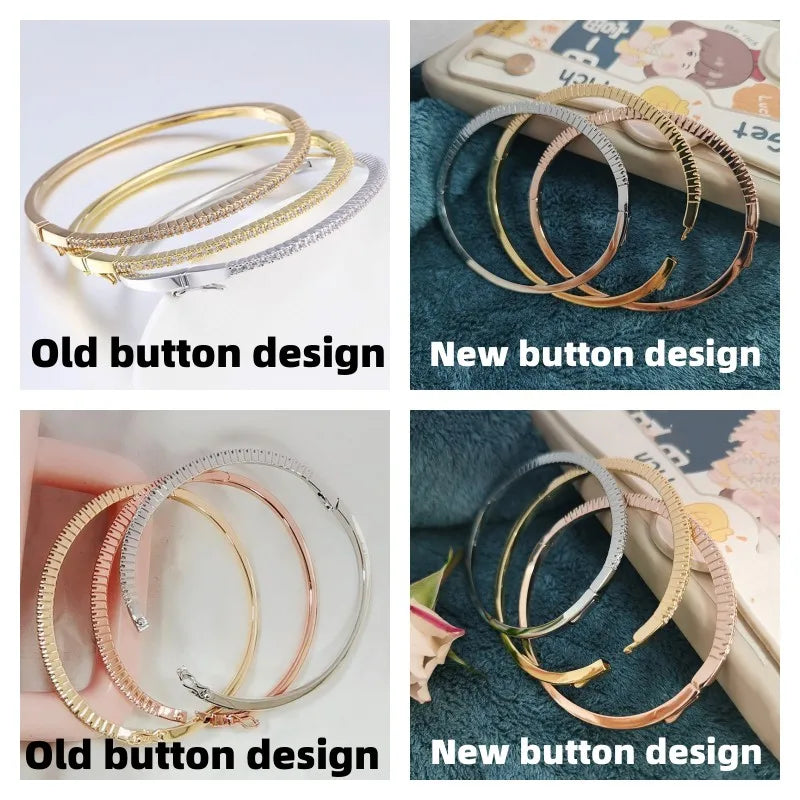 Luxury Fine Jewelry Bangles Bracelets For Women Bijoux Femme Armbanden Voor Vrouwen Gifts