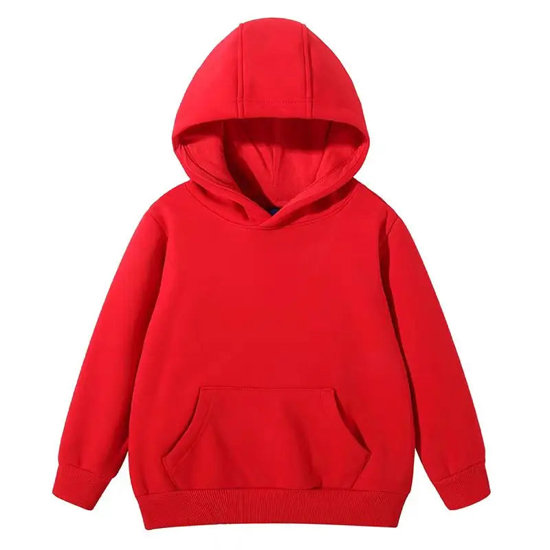 Hoodie Sweatshirts for Boys Clothing Autumn White Casual Sport Long Sleeve Girls Jackets Children's Clothes Teen 6 8 10 12 Years