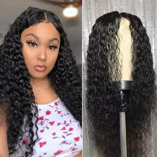 Women's Wave Synthetic Wig, Natural Black, Easy to Care for, Suitable for Most Women's Wigs, Party Wigs, Daily Dress Wigs