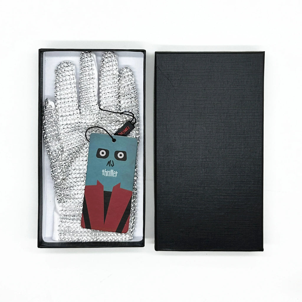 Michael Jackson Silver Gloves for Kids Boys Grils- Halloween Christmas Sparkle 6-12 Years