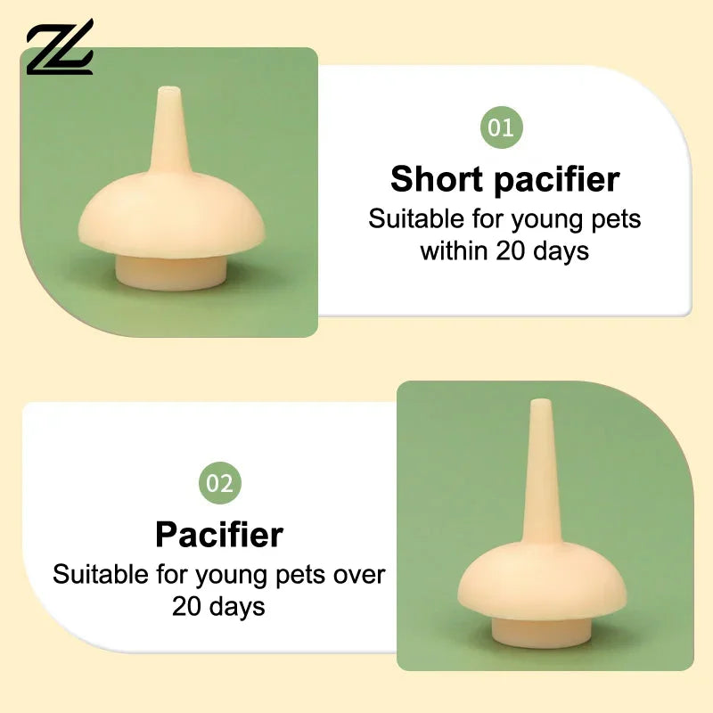 Pet Kitten Feeding Bottle Nipple Feeder Can Squeeze Liquid Milk Nursing Bottle For Newborn Dogs Puppies Rabbits Hamster Cat