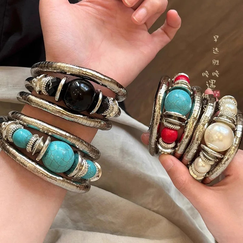 Eye - Catching Bead Bracelets for Women Men, Jewelry Accessories, Glamorous bracelets femme
