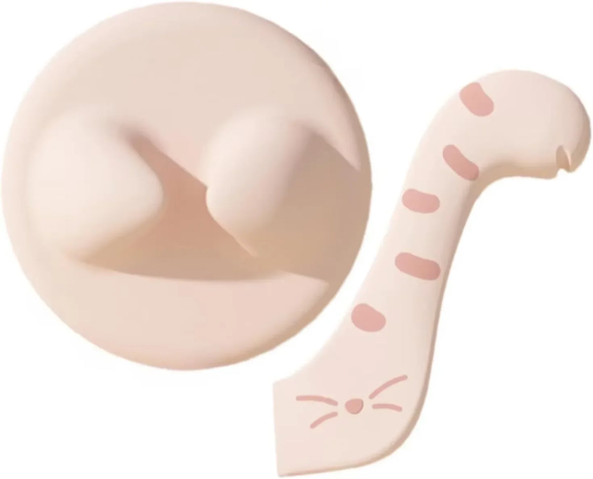 Pet Accessories Multifunctional Pet Dog Spoon Can Opener Wet Food Mixing Spoon Silicone Cat Can Sealing Cover Food Storage