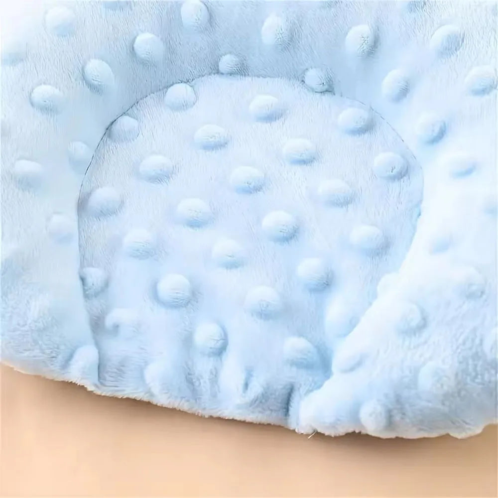 Comfortable U-Shaped Pet Pillow Small Cat and Dog Sleeping Mat Warm Deep Sleep Accessories Cat and Dog Pet Toy Sleeping Mat