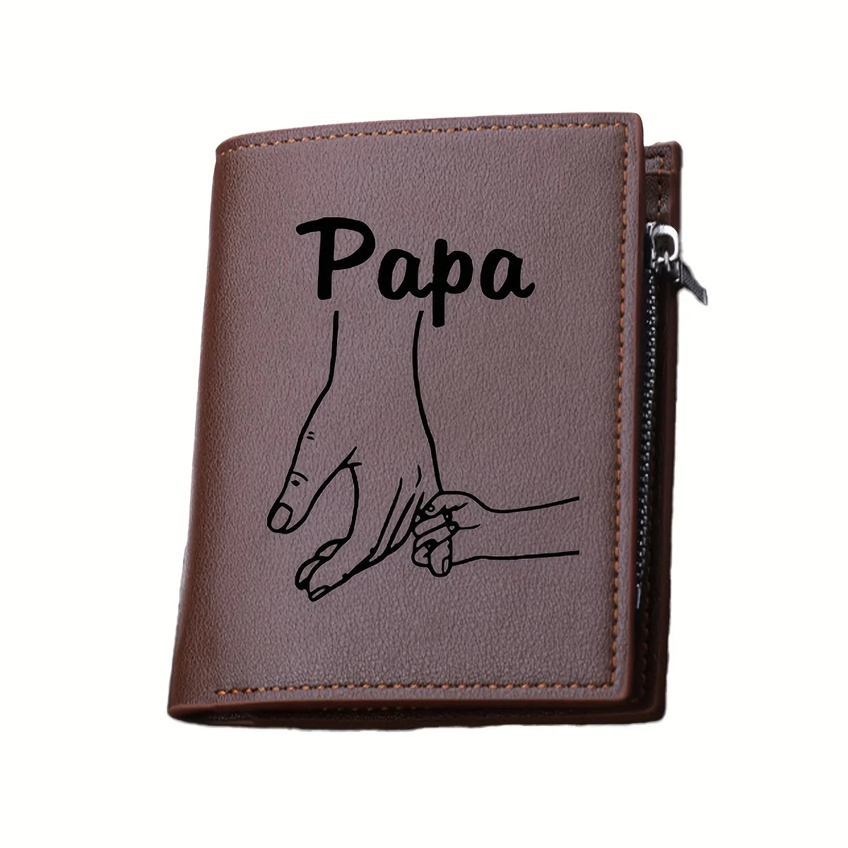 Customized Name Wallets for Men Fashion Leather Card Holder Personalized Name Purse Father's Day Gifts From Wife Daughter Son