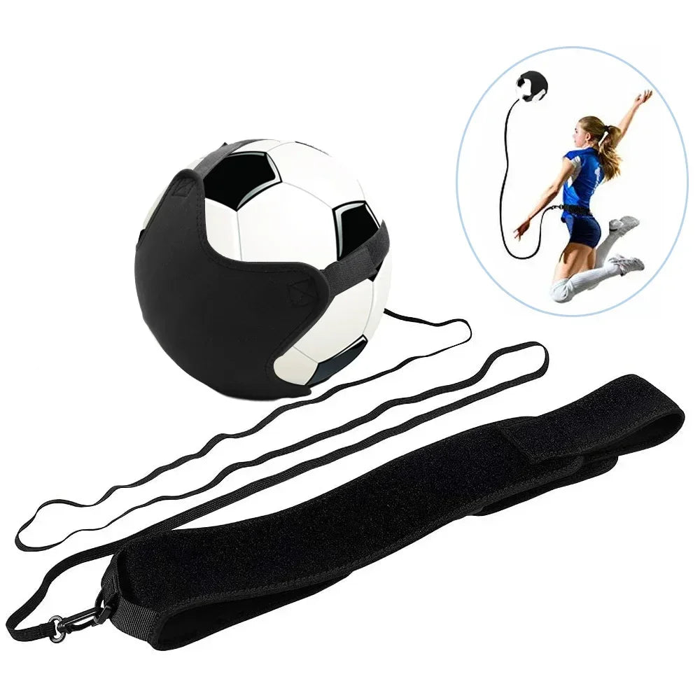 Football Training Belt Device Solo Auxiliary Training Ball Band Soccer Ball Kick Fitness Equipment for Primary Secondary Student