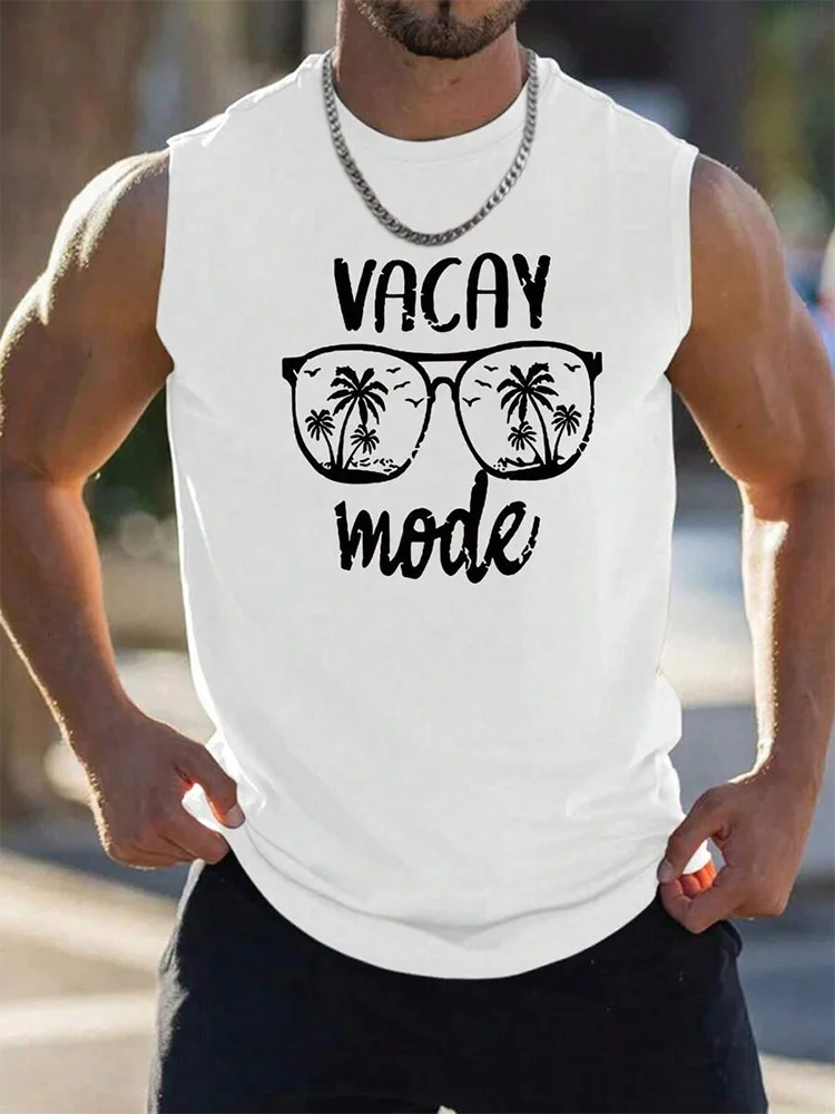 Summer Daily Casual Men's Tank Top Urban Street Fashion Men's Tank Top Outdoor Sport Men's Sleeveless T-shirt 3D Printing