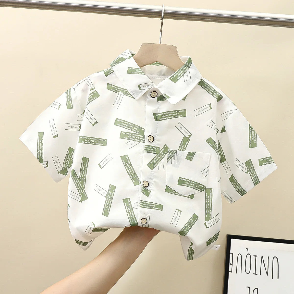 Fashion Colorful Boys Shirts Toddler Kids Tops Teenager Summer Outfits Children's Clothes
