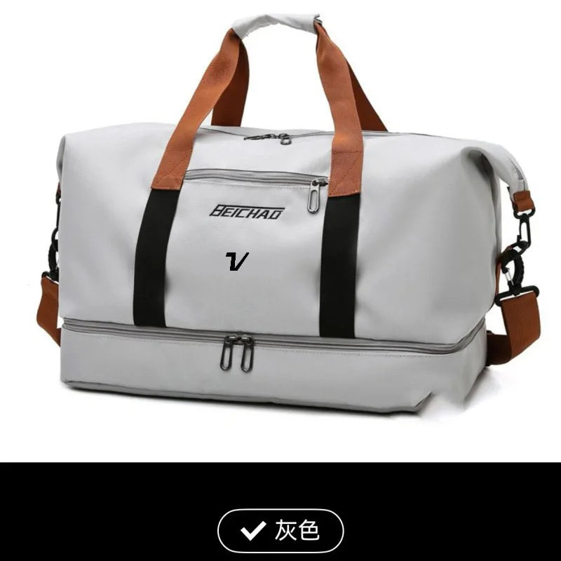 Golf Bag  Men Handbag Golf Bag PU Waterproof Golf Clothing Bag Large Capacity Independent Shoe Area Sports Bags Boston