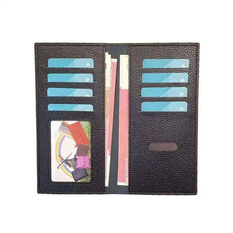 Martin guitars established year company Men's Long Wallets Business Stylish Printing Design Casual Use Christmas Valentine's Fat
