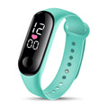 Candy Color Kids Children Watches Birthday Gift For Boy Girls Silicone Strap Watch LED Digital Kid Watch Fashion Sport Bracelet