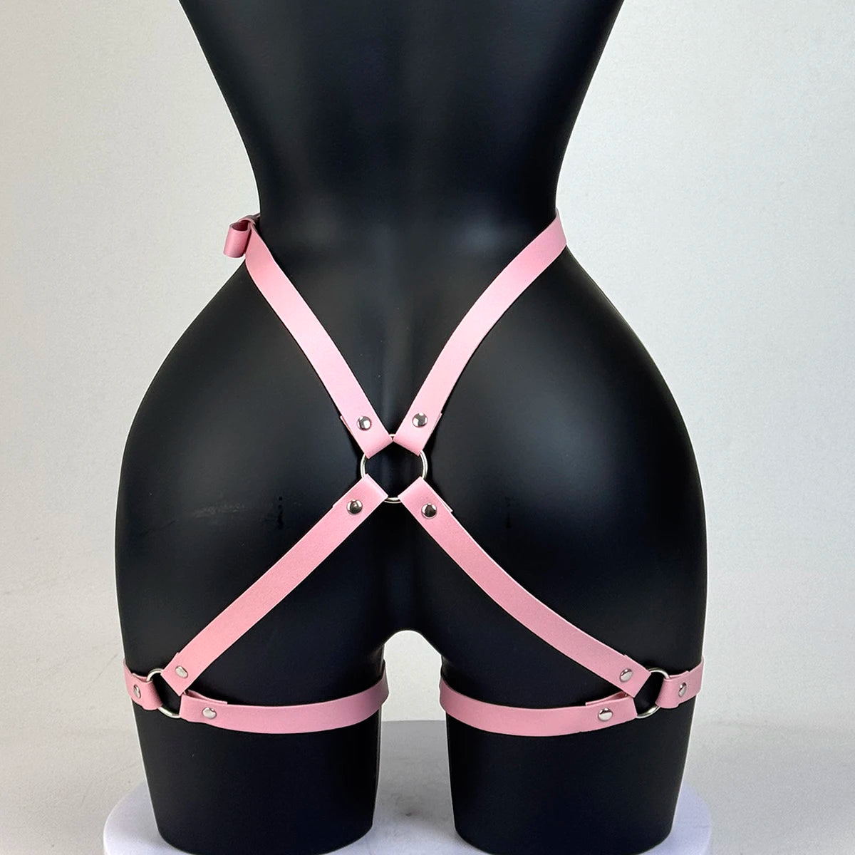 Women Fashion Belt Female Street Style PU Leg Harness Belt Thigh Garter Gothic Casual Body Decoration Belts Clothing Accessories