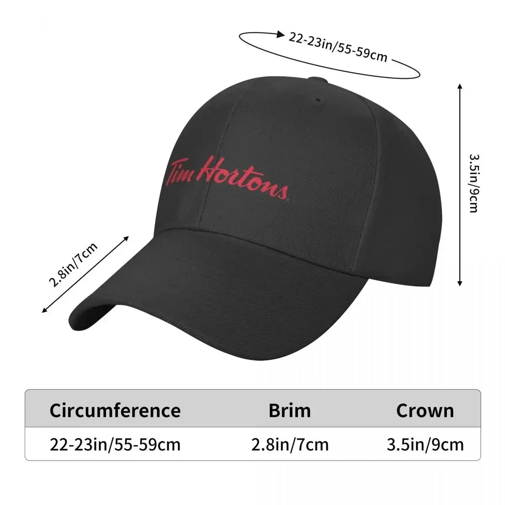 Tim Hortons Coffee Day Baseball Cap Golf Hat Man funny hat Hats Woman Men's