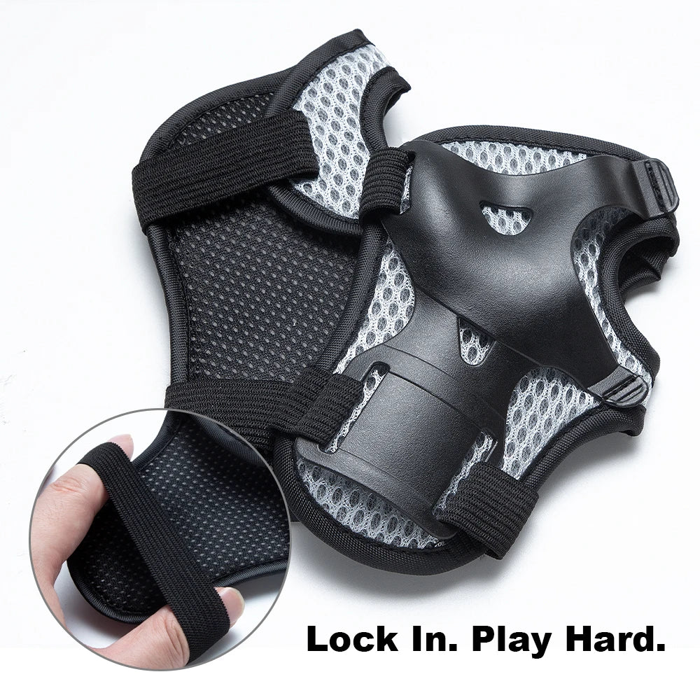7PCS Kids Protective Gear, Safety Helmet & Knee Elbow Wrist Guards,Protective Pads for Boys Girls Skating Scooter Outdoor Sports