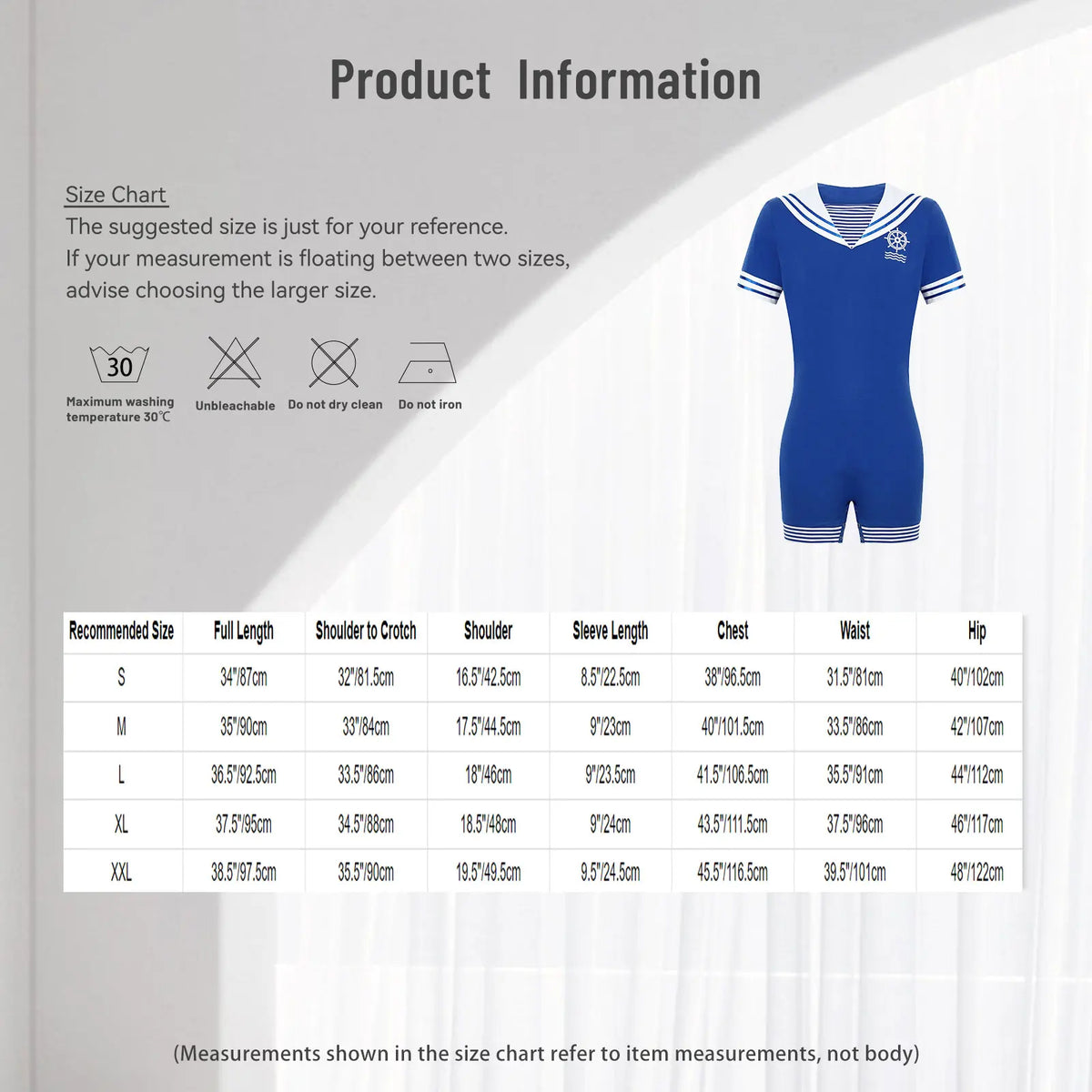 Men Adults Sailor Style Pajamas Bodysuit Navy Collar Short Sleeve Stretchy Comfortable Jumpsuit for Lounging Sleeping Home Wear