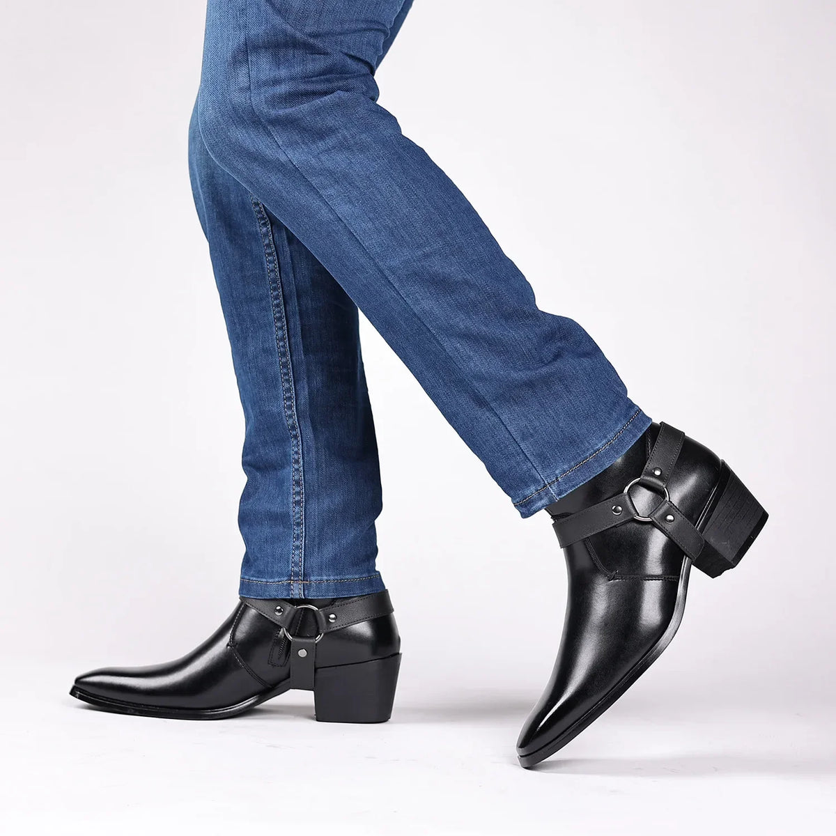 Shoes for Men High Quality Western Boots 2026 Fashion Chelsea Boots Luxury Men Cowboy Boots Designeer Wedding Office Dress Shoes