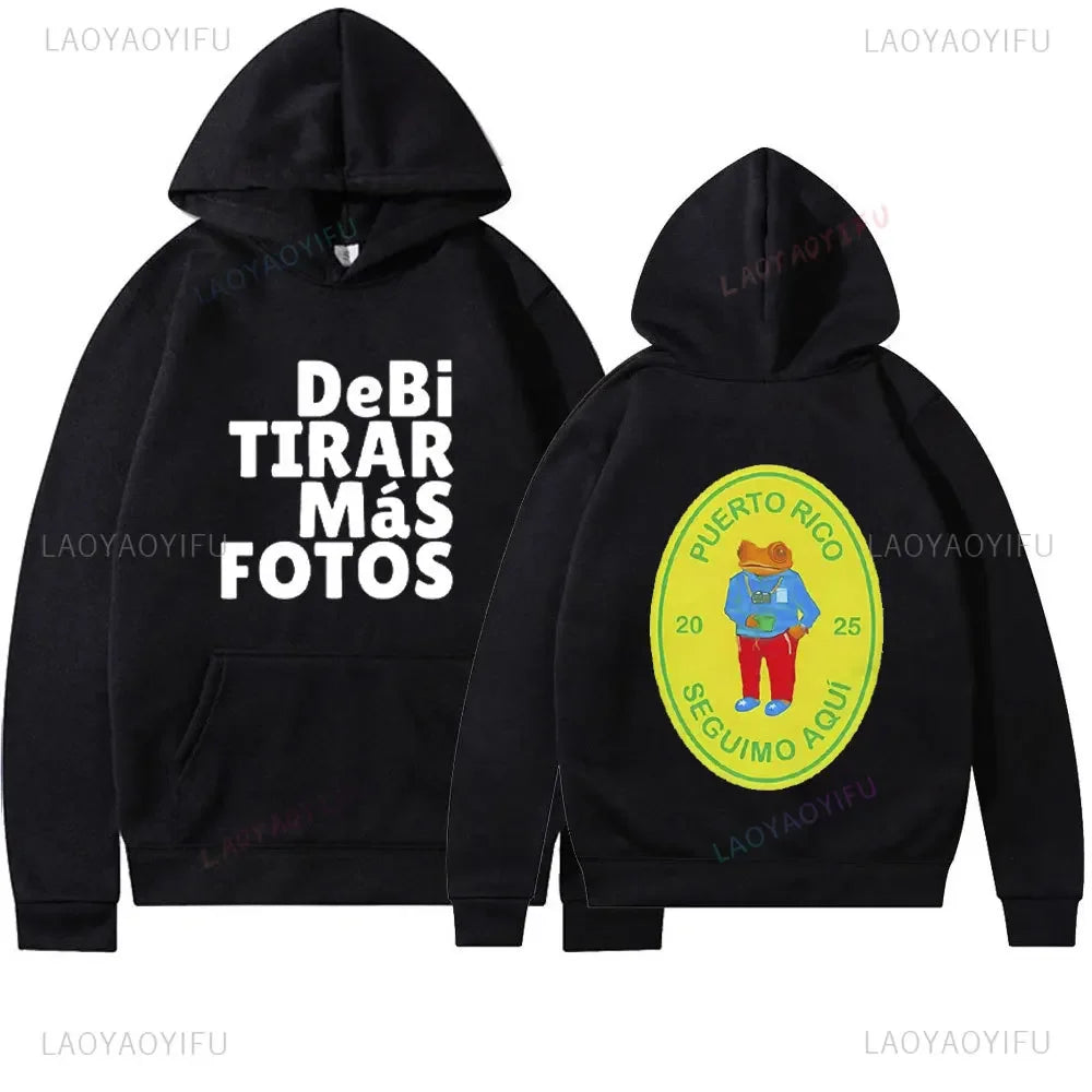 DTMF Bad Bunny Album Hoodie Men Women Oversized Pullover Hoody Sweater New in 2025 Long Sleeve Fashion Casual Sweatshirt Unisex