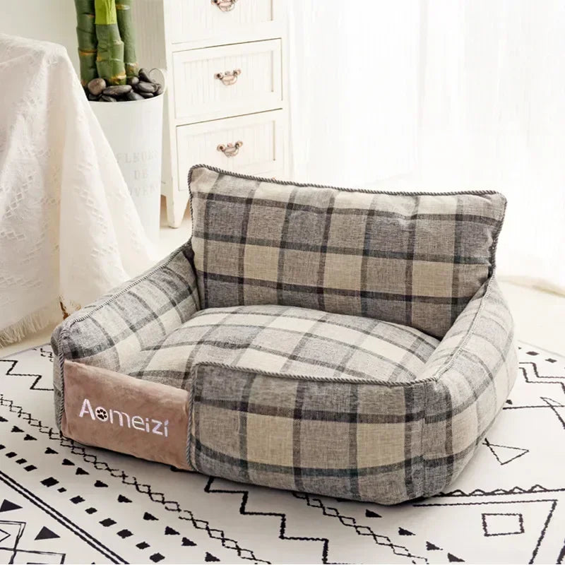 Warm Soft Pet Bed Removable Washable Sofa Cushion Pet Mat Indoor Kennel Sleeping House for Puppy Cat Dog Daily Pet Supplies