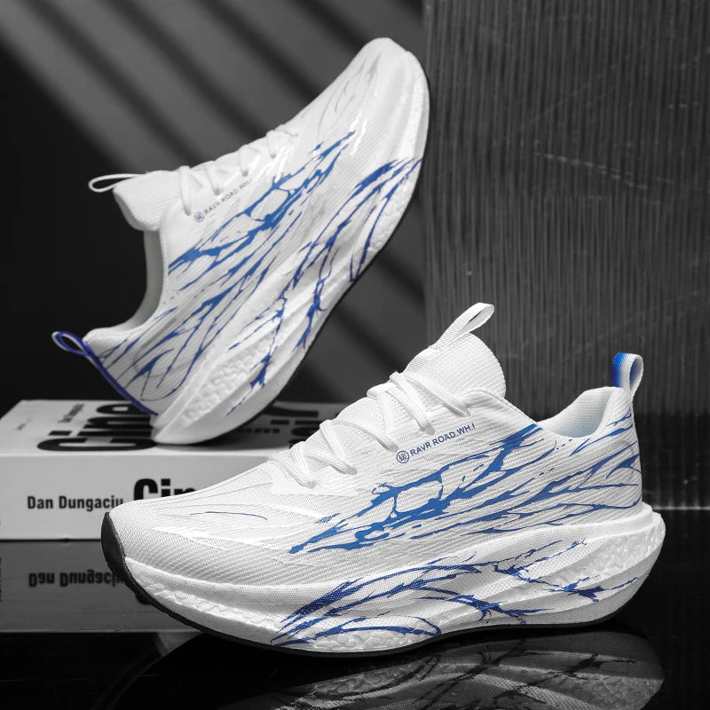Unisex Running Shoes Women Carbon Board Speciality Marathon Shoes Men Sports Breathable Lightweight Technology Running Sneakers