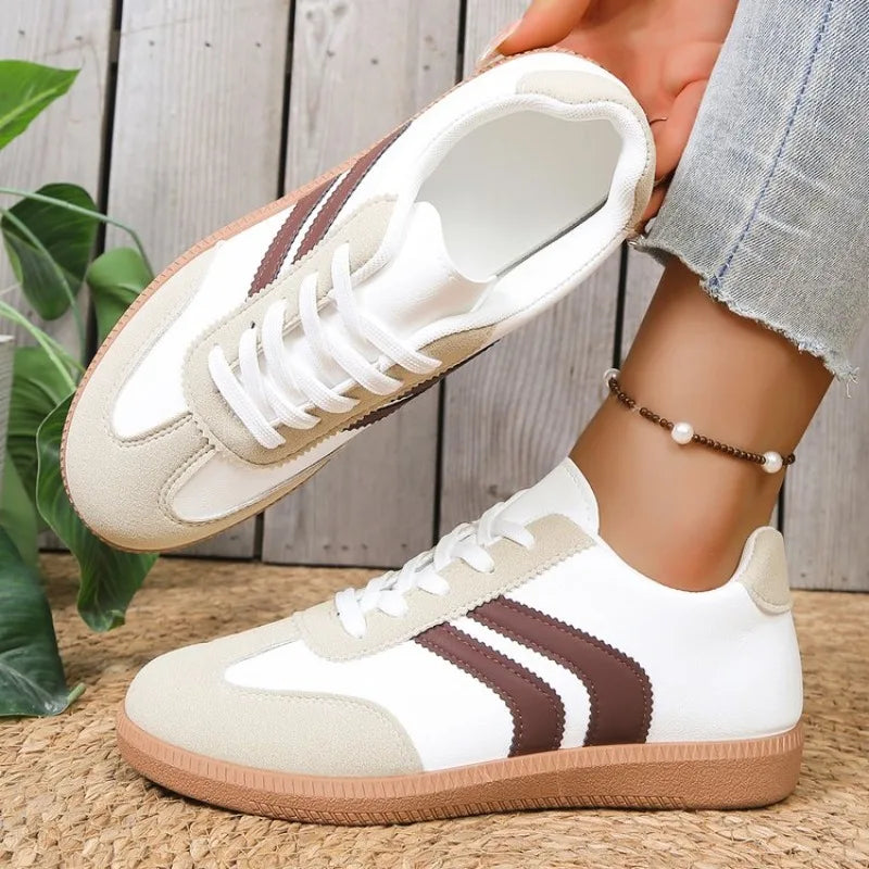 Women's Flat Versatile Sports Shoes Breathable Soft Bottom Rubber Outsole Round Toe Mesh Lining Spring Summer Autumn Seasonal.
