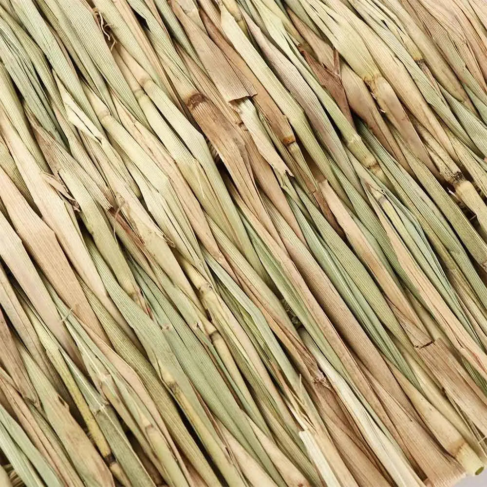 Household Woven Pet Accessories for Small Animal Bunny Hamster Sleeping Bed Grass Mat Pet Cage Pad Rabbit Grass Chew Mat