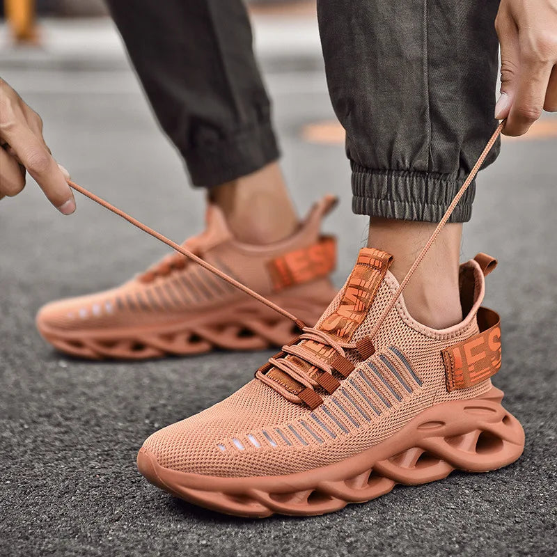 Running Shoes for Men Breathable Sneakers Comfort Soft-Sole Tenis Basketball Shoes Fashion Light Men Sport Shoes Tenis Masculino