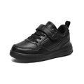 Black Kids Shoes Sports Running Casual Walking Student Fashion New Leather Children's Sneakers Breathable Soft Child Outdoor
