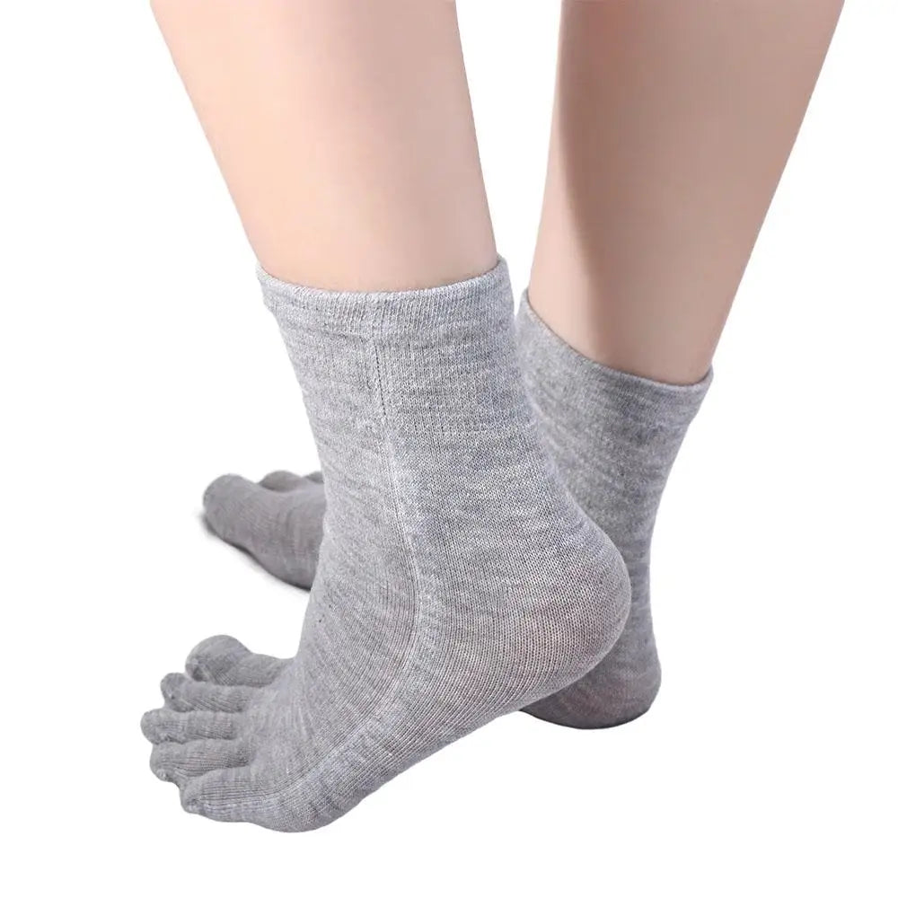 Men Short Socks Protect Ankle Sweat Absorption No Show Socks Five Fingers Socks Ankle Socks Men'S Split Toe Sock Toe Socks