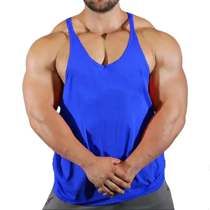 Men's Vest Sportswear Singlet Brand Vests Bodybuilding and Fitness Stringer Singlets Undershirt Man Clothing Muscular Shirt Gyms