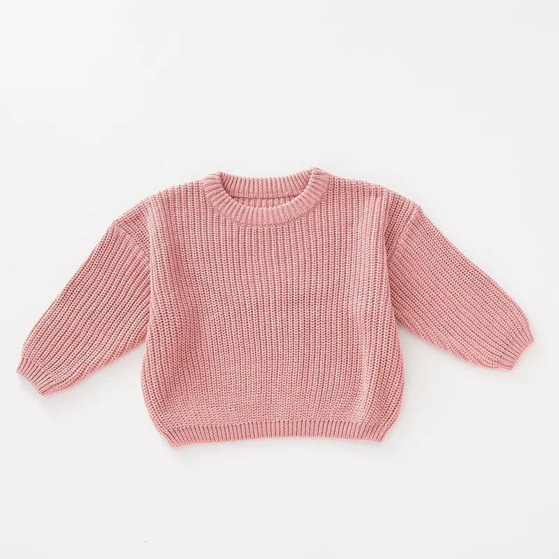 Custom Sweater Crewneck Pullovers For Kids Embroidered Exquisite Design Baby Shower Gift Personalized Unique Name By Hand-made