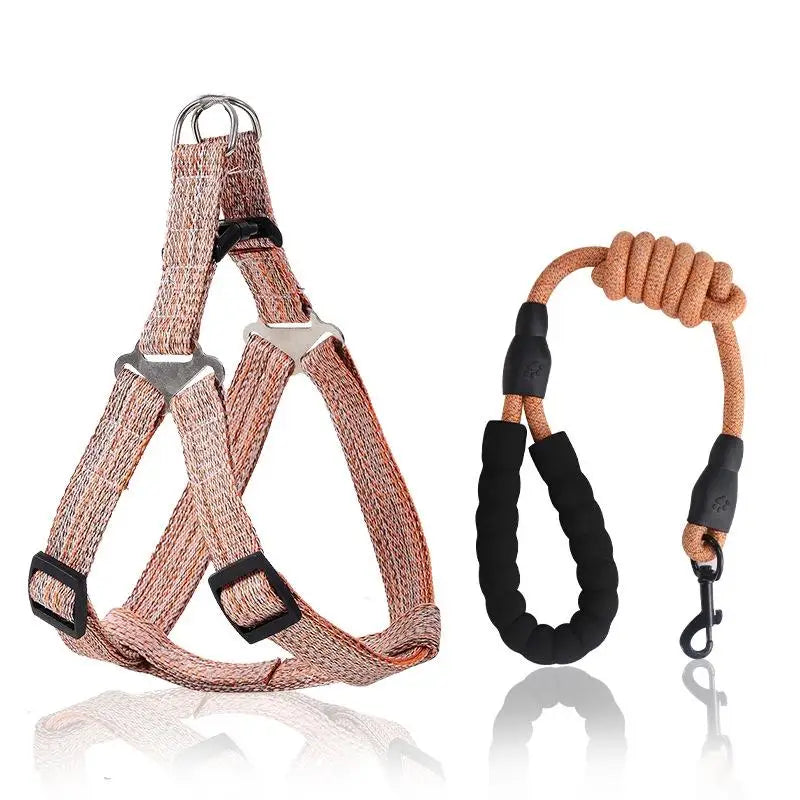 Adjustable Pet Leash Puppy Dog Cat Vest Harness Prevent Breaking Free Pet Harnesses For Dog Walking And Hiking Pet Supplies