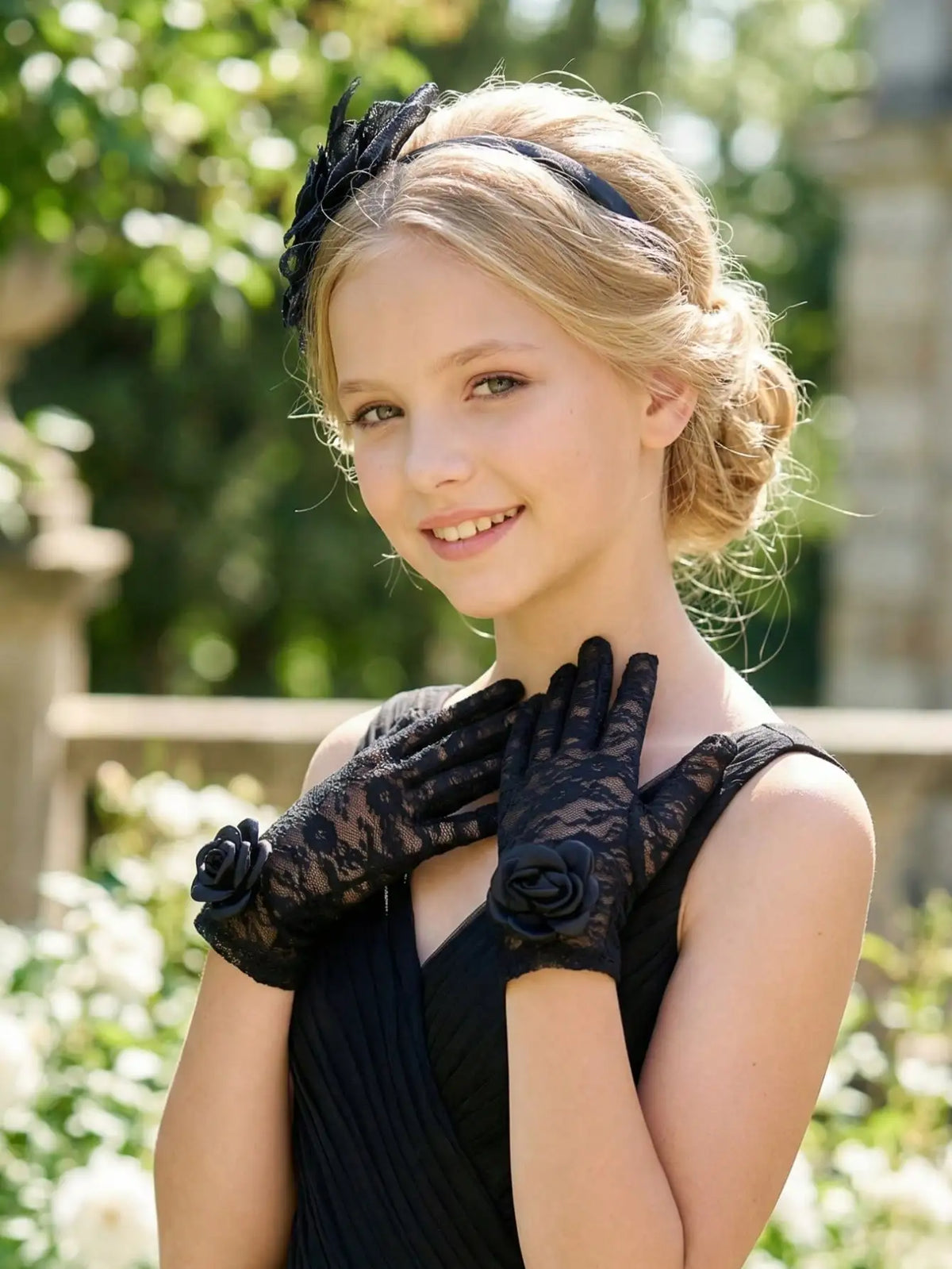 1pair of adult women wedding gloves, party bridal gloves
