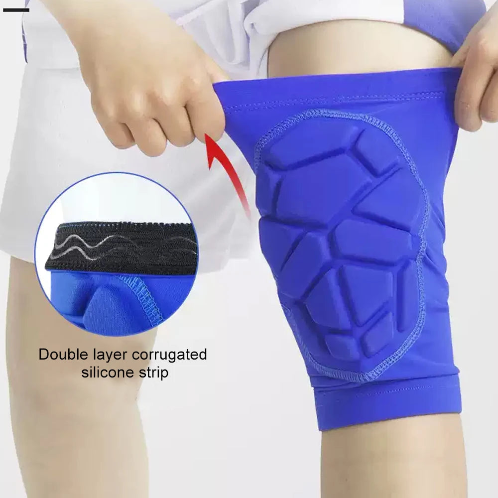 1PCS Basketball Knee Pad for Kids Youth,Compression Anti-slip Knee Sleeve for Baseball Volleyball Football,Sports Knee Protector