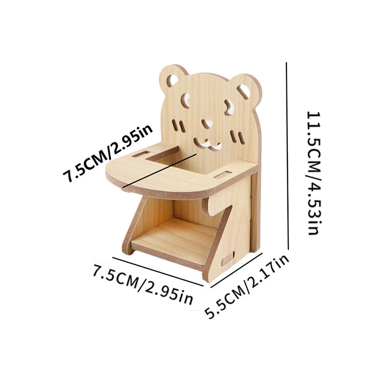 Pet Hamster Toys Wooden Bridge Seesaw Swing Toys Small Animal Activity Climb Toy DIY Hamster Cage Accessorie