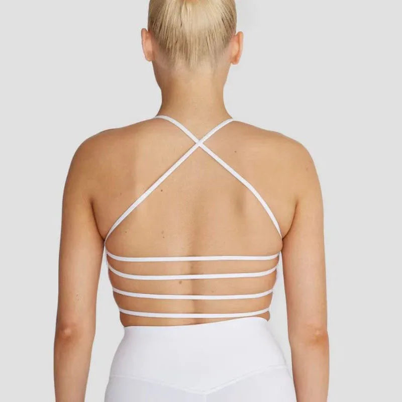 Sports Bra Women For Women Cross Back Fitness Tops Breathable Vest Gym Yoga Underwear