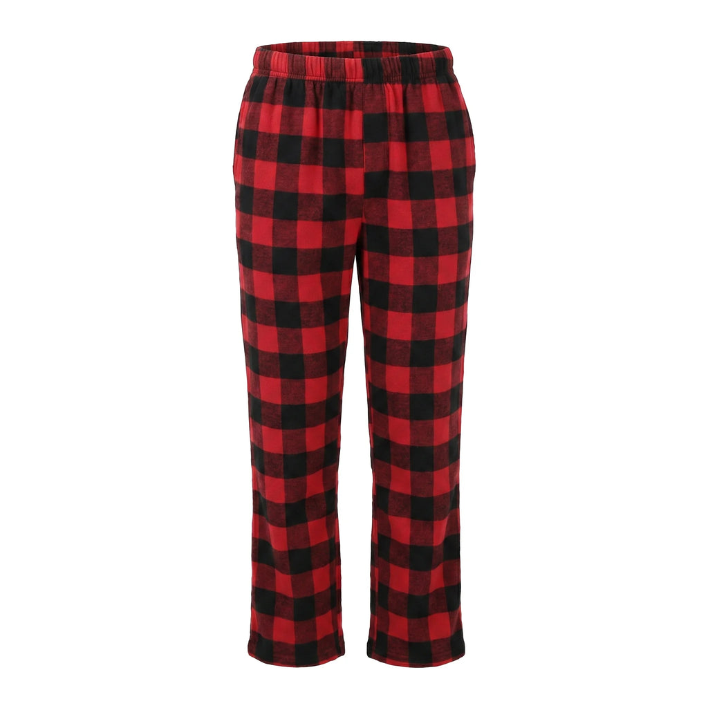 Kids Flannel Pajamas with Pockets Soft Cotton Children's Sleepwear Long Sleeve Thermal Pajamas for Boys And Girls
