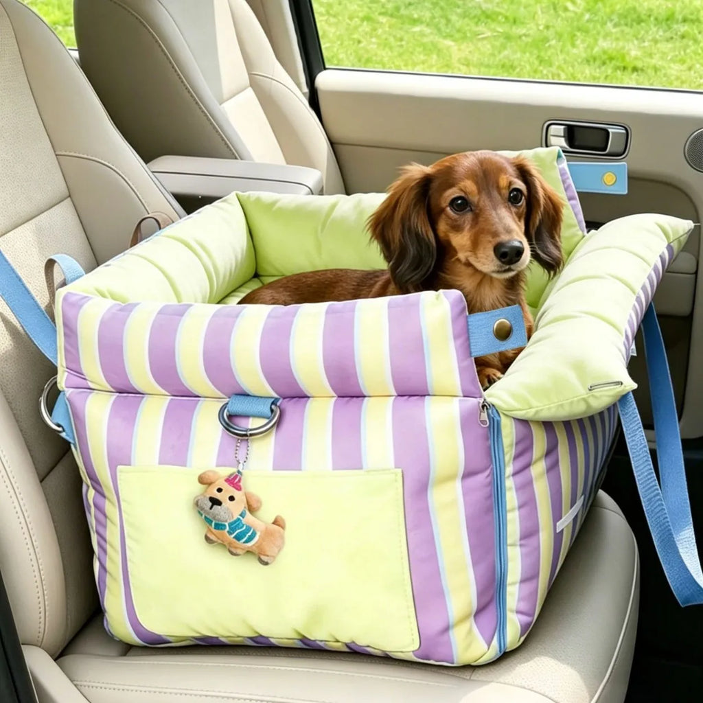 Pet 2-in-1 Pet Car Bag Pet Car Seat Outdoor Safety Seat Cushion Cat Nest Travel Accessories