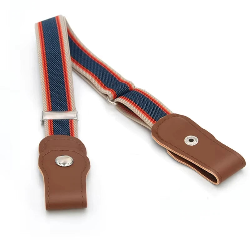 Girls and Boys Elastic Jeans Belt Without Buckle Kids Easybelt Adjustable Stretch Strap Fashion Student Waistband Belts