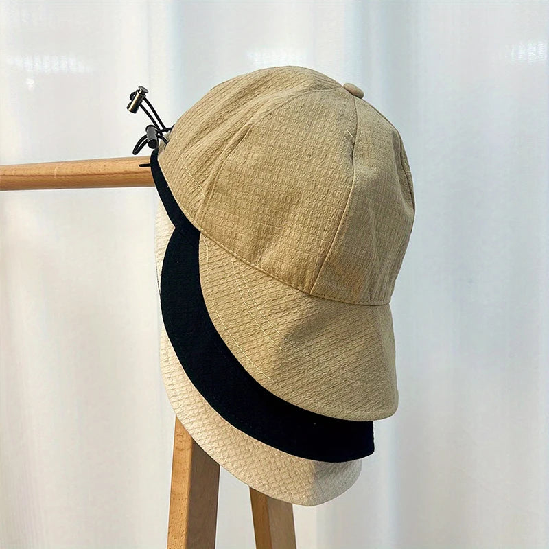New hat for women spring and autumn sun protection fisherman hat sun hat sun protection duckbill hat adjustable hat