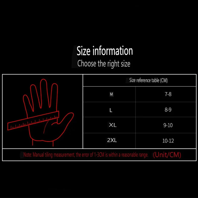 Motorcycle Gloves Men Women Moto Leather Carbon Cycling Mtb Accessories Glove Motorbike Motorcross ATV Motor gear cross guantes