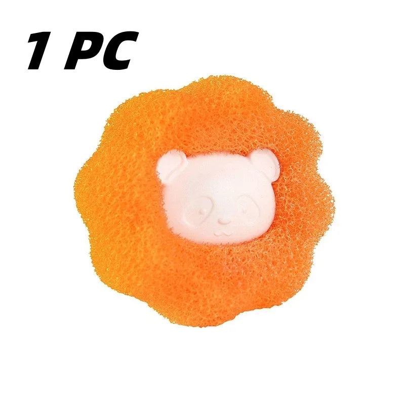 Pet Hair Cleaning Useful Things for Kitchen Gadgets Removal Laundry Ball Scouring Pad Reusable Lint Plush Sponge Personal Care