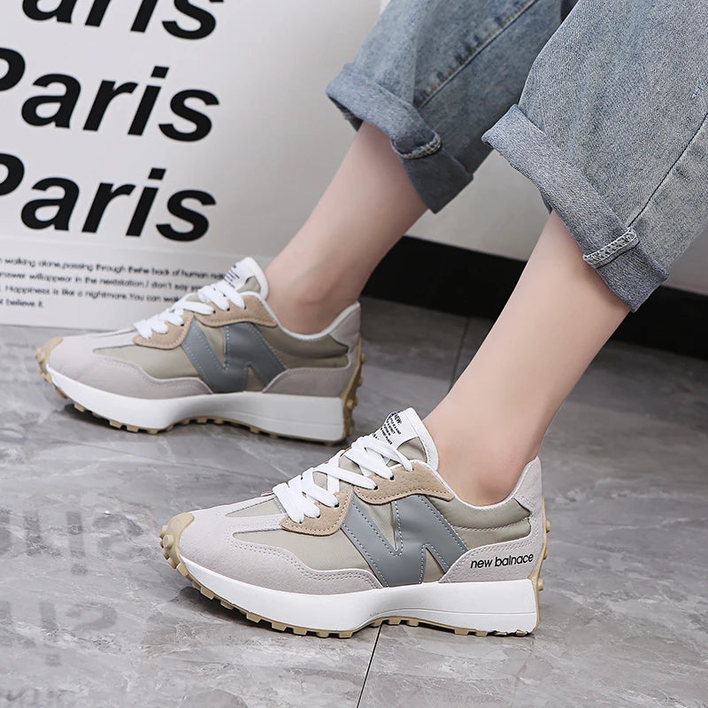 Fashion Women Sports Shoes Outdoor Female Casual Platform Shoes Thick Sole Walking Trainers Ladies Clunky Chunky Sneakers Women