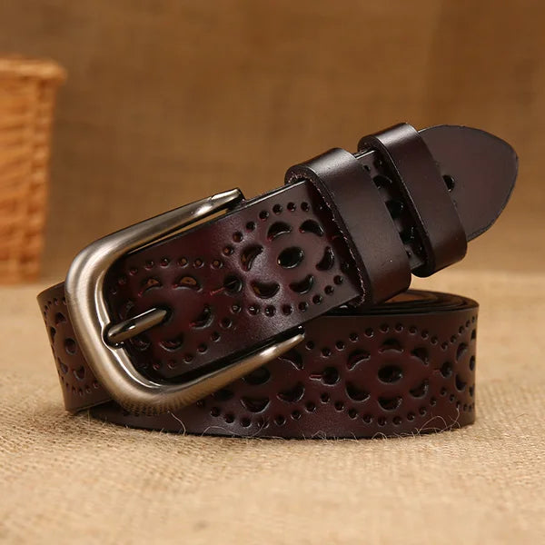 2026 new Women Belts Needle buckle belt 5 colors Cutout fashion belt Belts For Women Ceinture Femme belt female