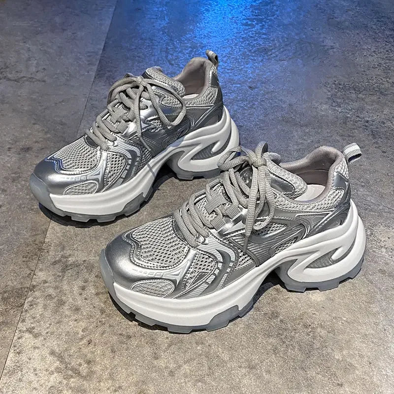Athletic Woman Footwear New Sneakers Sports Designer Luxury Vulcanized Shoe Trends on Sale Mesh Breathable Shoes for Women