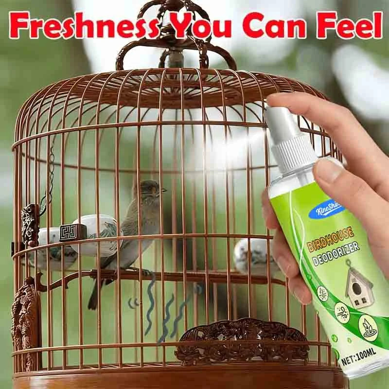 PET Bird Cage And Surface Cleaner Deep Cleaning Pet Cages Messy, Providing a Clean And Tidy Living Environment for Pets, 100ml