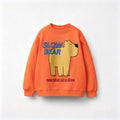 Cartoon Sweatshirts 1-6Years Old Kids Blue Crewneck Pullovers Printed Hoodie Outer Wear Boys Toddler New Design Spring Wear