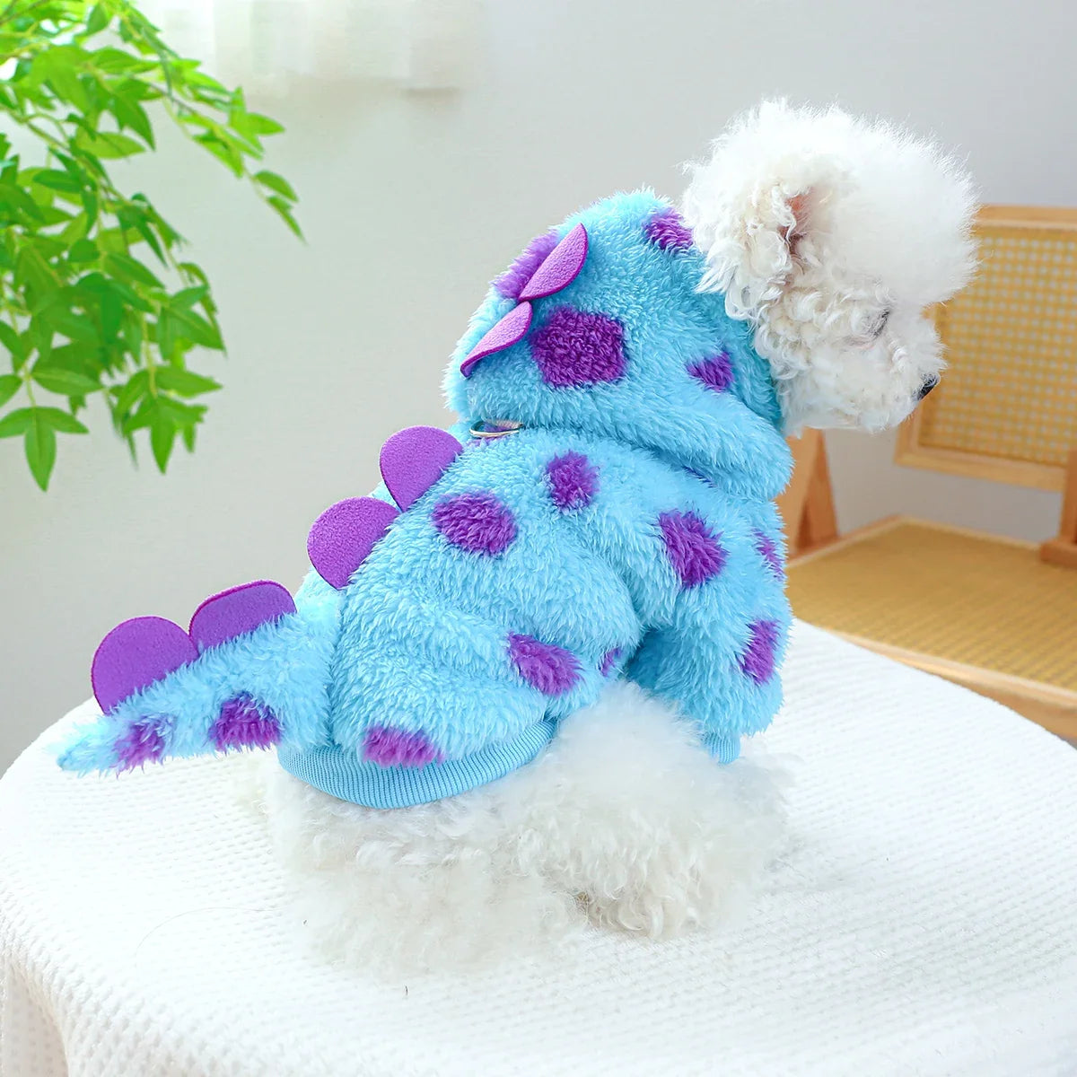 Pet Dog Clothes Cat Autumn and Winter Four-legged Cotton Coat Cartoon Transformation Outfit Cat Clothing Dog Clothing Supplies