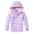 Boys Girls Jackets Lightweight Waterproof Hooded Raincoats Windbreakers for Kids Children's Softshell Coat Outdoor Sports Jacket