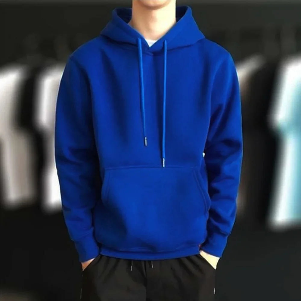 Hoodies New Men Harajuku Hooded Sweatshirts Casual All-match Pullover Streetwear Sweater Fashion Clothing Sweatshirt Hoodie